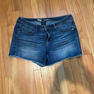 Mossimo mid-rise denim shorts